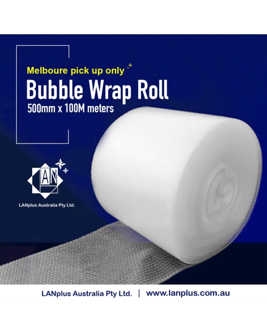 One Freshly Made Bubble Wrap  500mm x 100M  High Quality Australian made  Melbourne Pick Up Only