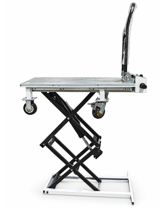 MAX Load 150KG Electric Scissor Lift Table Trolley Slide-Out Platform Vehicle Loading