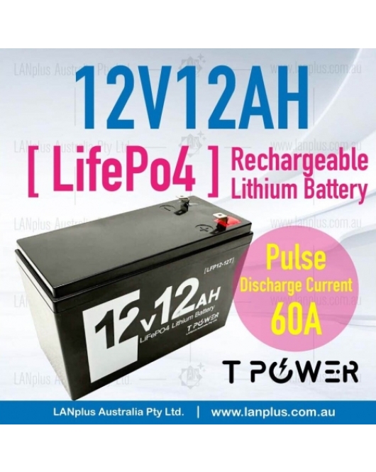 12V 12Ah LiFePO4 Lithium Rechargeable Battery same size as 12v 7ah 12v 9ah 12v 8