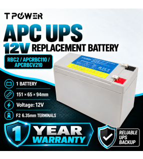 APC UPS Replacement Battery Pack - RBC2 / APCRBC110 / APCRBCV210