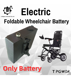Replacement 6AH Lithium Battery f Ultralight 12.8kg Electric Foldable Wheelchair